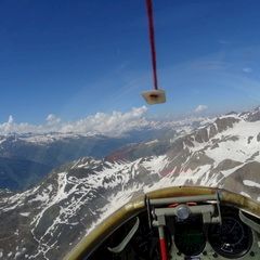 Flugwegposition um 14:47:48: Aufgenommen in der Nähe von Goms, Schweiz in 2996 Meter